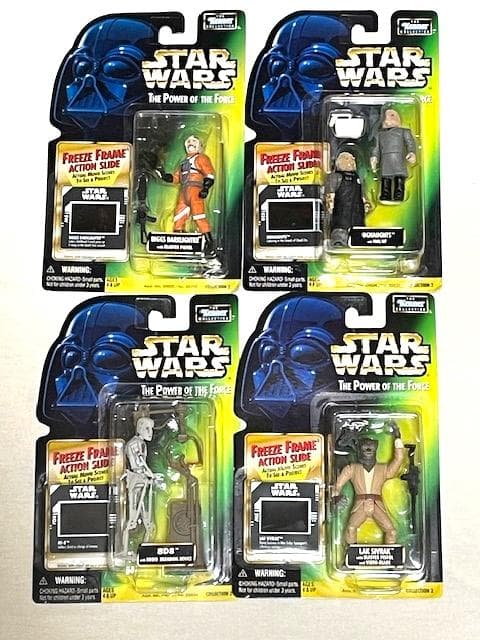 ☆新品 ビンテージ スターウォーズPOTF US版FF16種17体