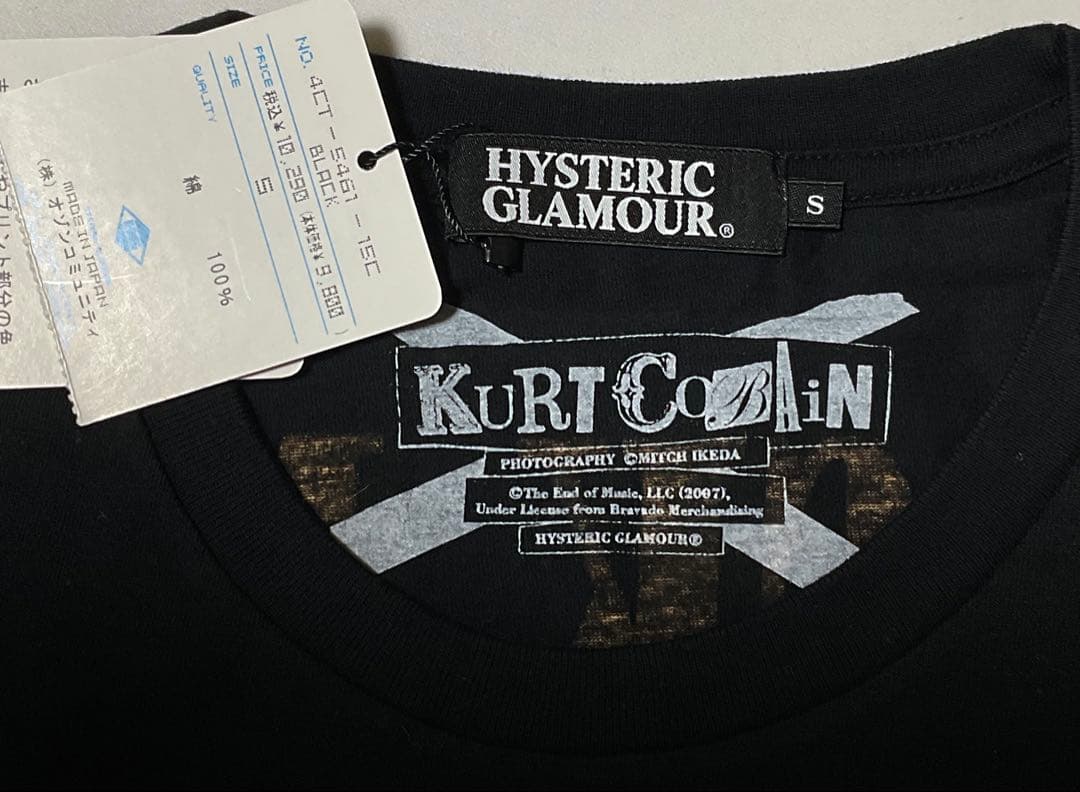 激レア　希少　新品　ヒステリックグラマー　カートコバーン　Tシャツ　キムタク着