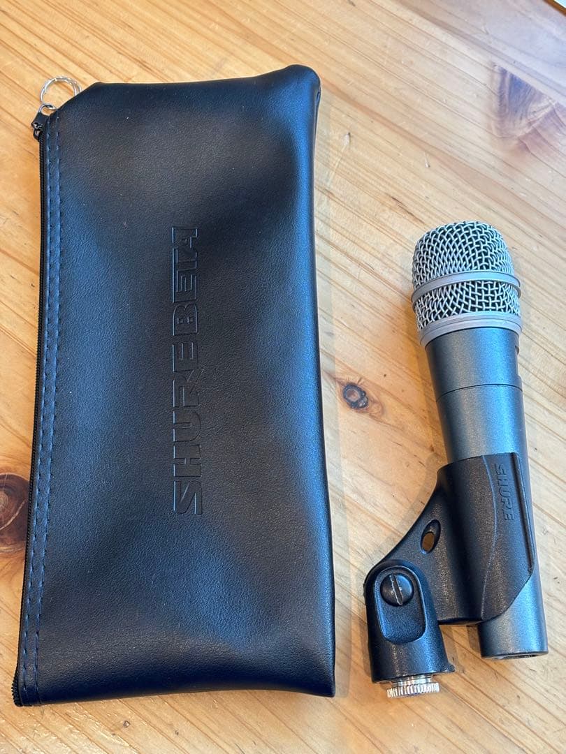 SHURE ダイナミックマイク BETA57 箱、マイクケース付き