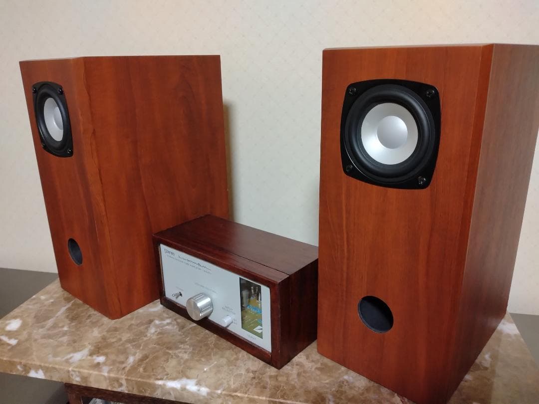 LXV-077 ハイブリッド真空管アンプ+フォステクス製 M800スピーカー