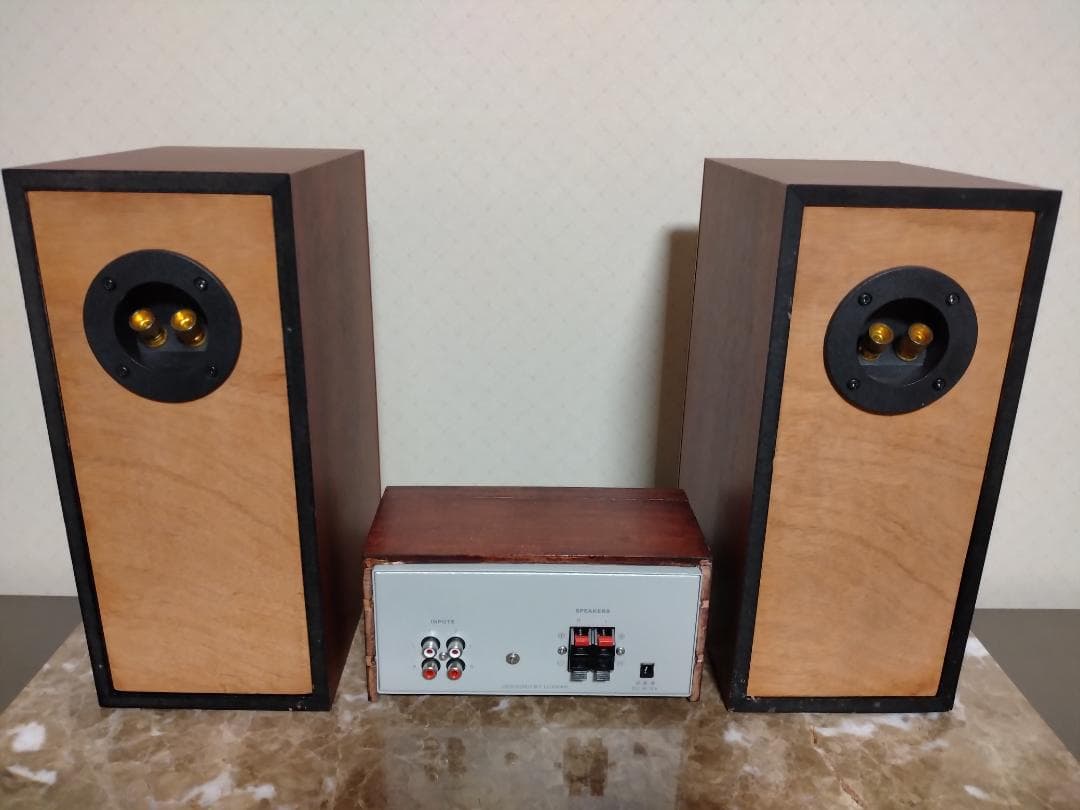 LXV-077 ハイブリッド真空管アンプ+フォステクス製 M800スピーカー