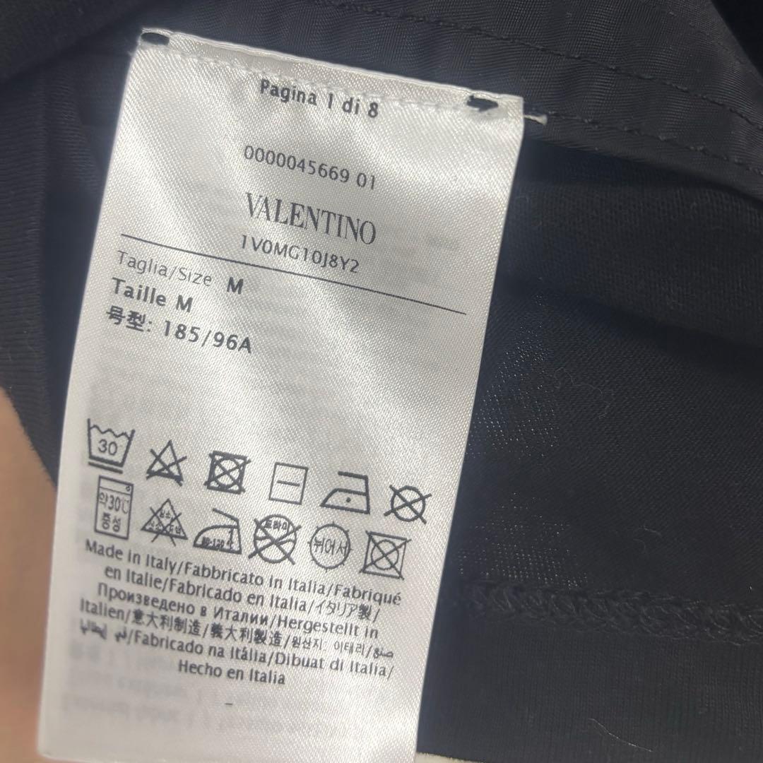 (新品)Valentino ロックスタッズメンズTシャツ