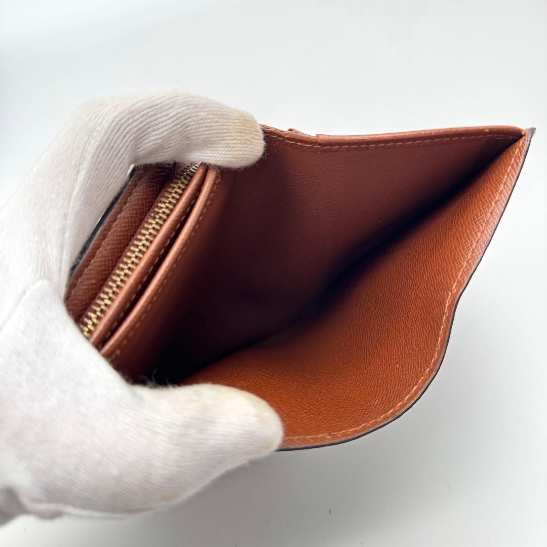 【美品】ルイヴィトン　モノグラム　ポルトモネ・ビエ・トレゾール　折り財布