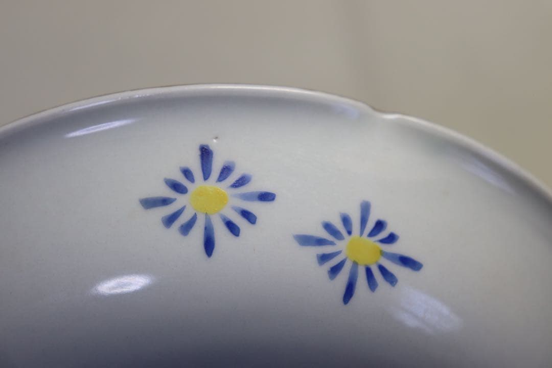 明治期　九谷焼　美山作　菓子器　送料込み1220