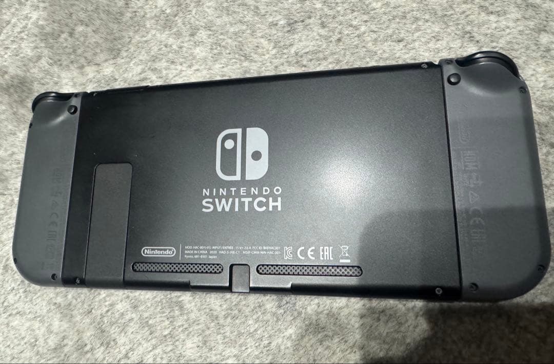 Nintendo switch 本体 グレー 動作確認済み 付属品完備 おまけ有