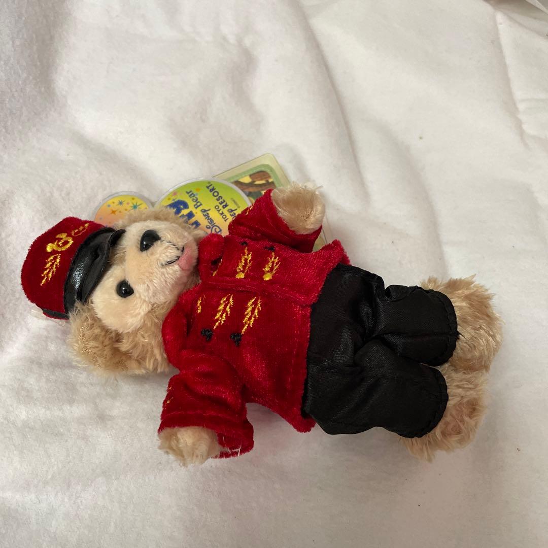 Duffy 美品ダッフィー 25周年 ホテルボーイコス ぬいば ぬいぐるみバッジ