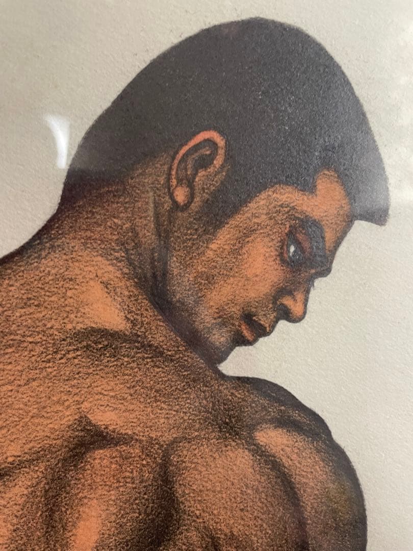 空*様 三島剛　若者　直筆画　Mishima Go 薔薇族　伊藤文学