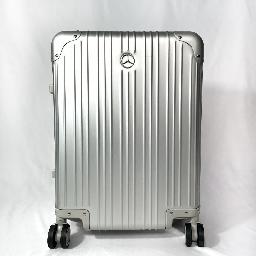 超美品 メルセデスベンツ アルミスーツケース シルバー キャリーケース 32L