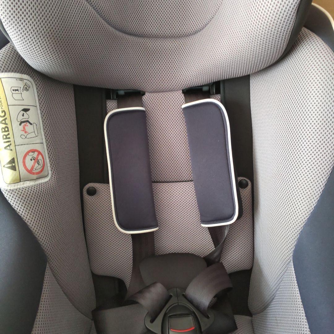 うた　Joie チャイルドシート 回転機能付きグレー/ネイビーISOFIX