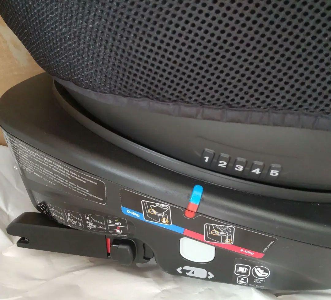 うた　Joie チャイルドシート 回転機能付きグレー/ネイビーISOFIX