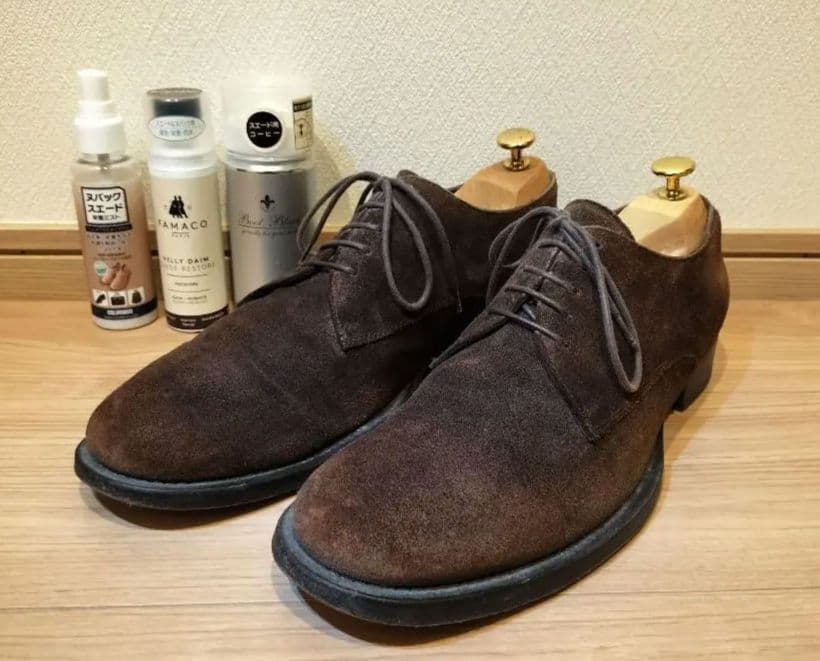 【お手入れセット付】BUTTERO ブッテロ 靴 プレーントゥ スエード　42