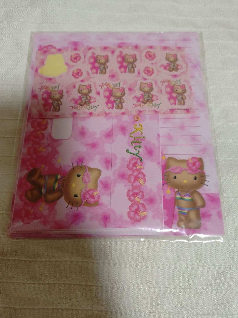 【平成レトロ】日焼けキティちゃん レターセット