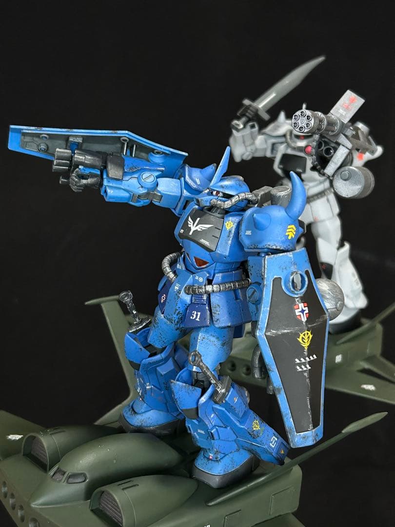 グフR35&グフ＆ドダイ×2ジオン軍2機編隊セットHG1/144ガンプラジャンク