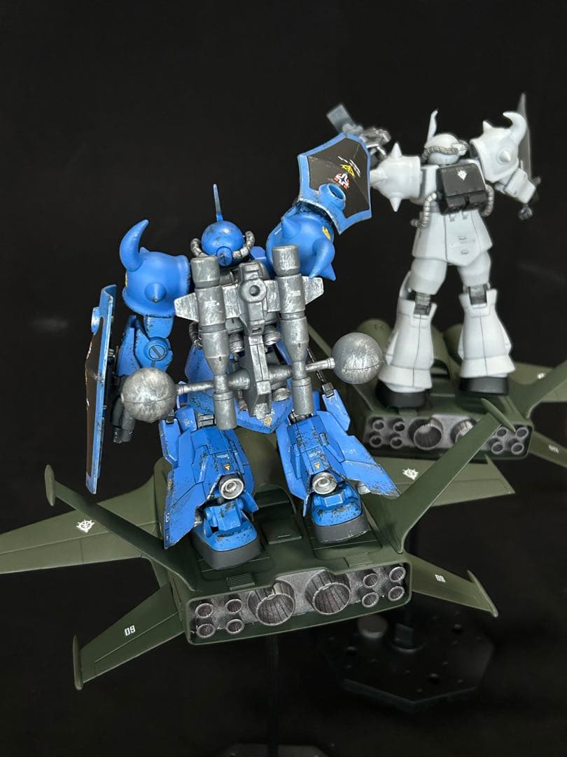 グフR35&グフ＆ドダイ×2ジオン軍2機編隊セットHG1/144ガンプラジャンク