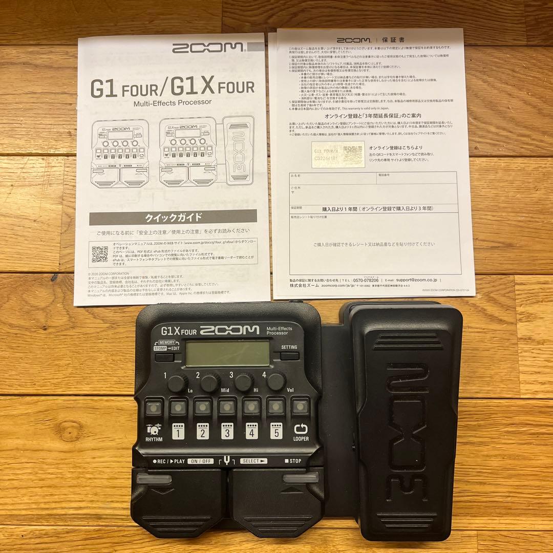 ギター エフェクター zoom g1x four ズーム