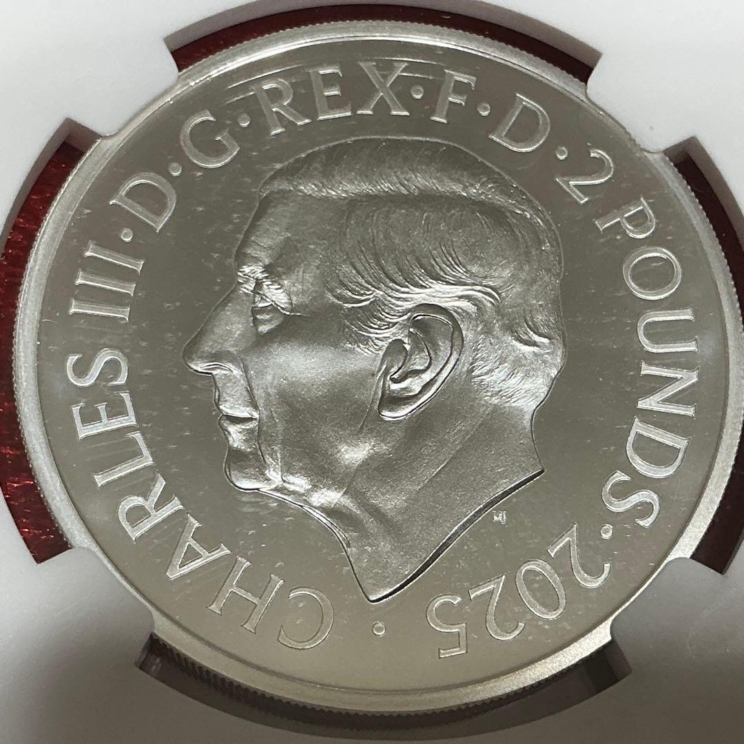 2025年 イギリス ジョン・レノン イマジン カラーメダル 生誕85周年記念