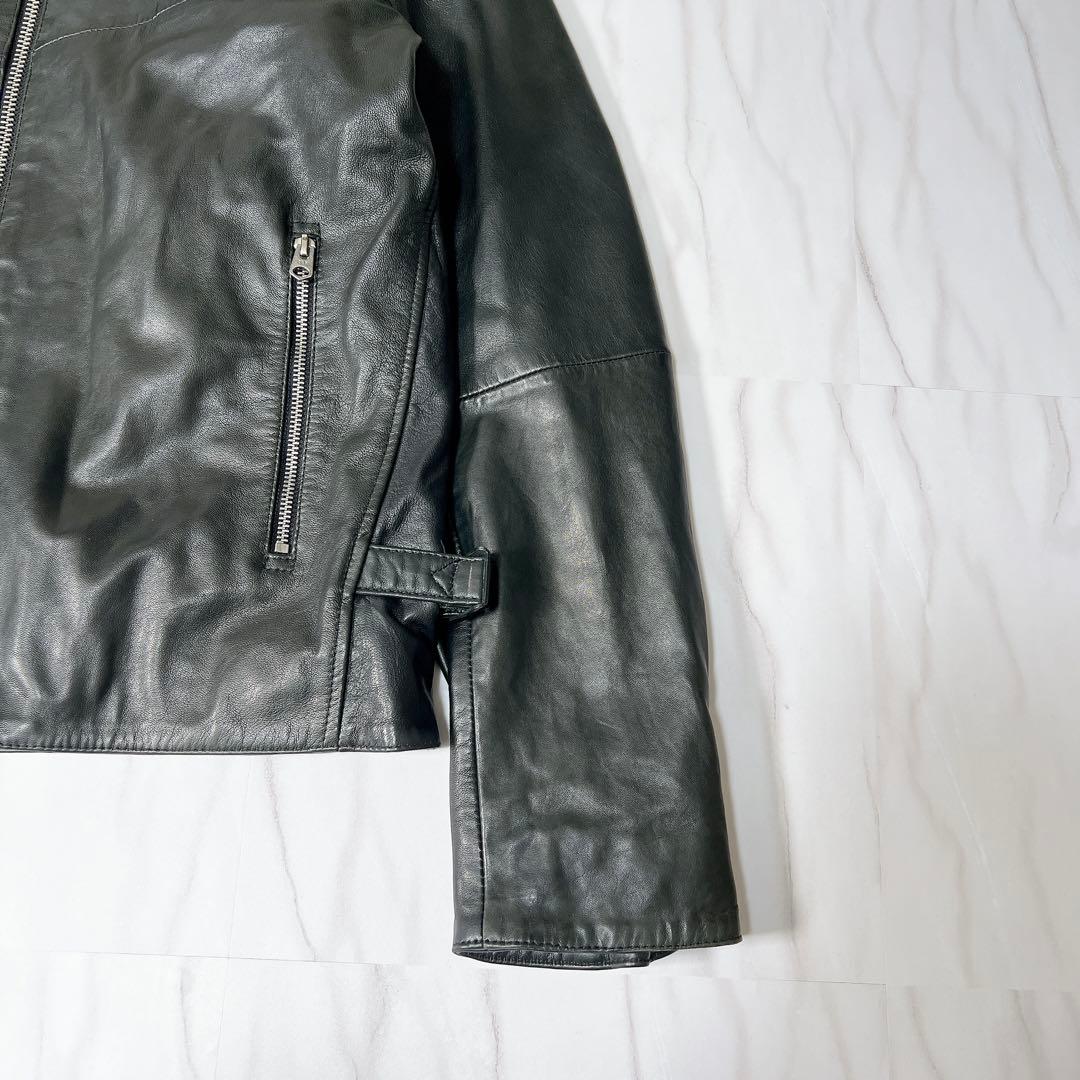 G-STAR RAW シングルライダース ロゴプレート ブラウン US M