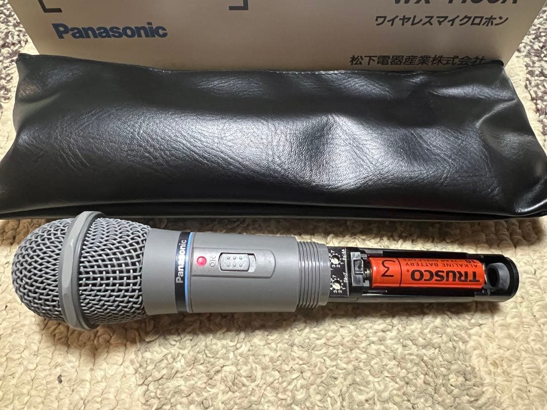 《激レア》パナソニック 800MHz帯 ワイヤレスマイクロホン WX-4100A