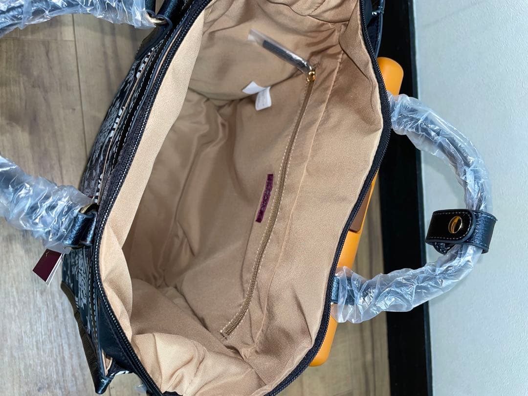 ◆未使用品◆ スワニーキャリーバッグ D-543 ダマスコ M18 ブラック色