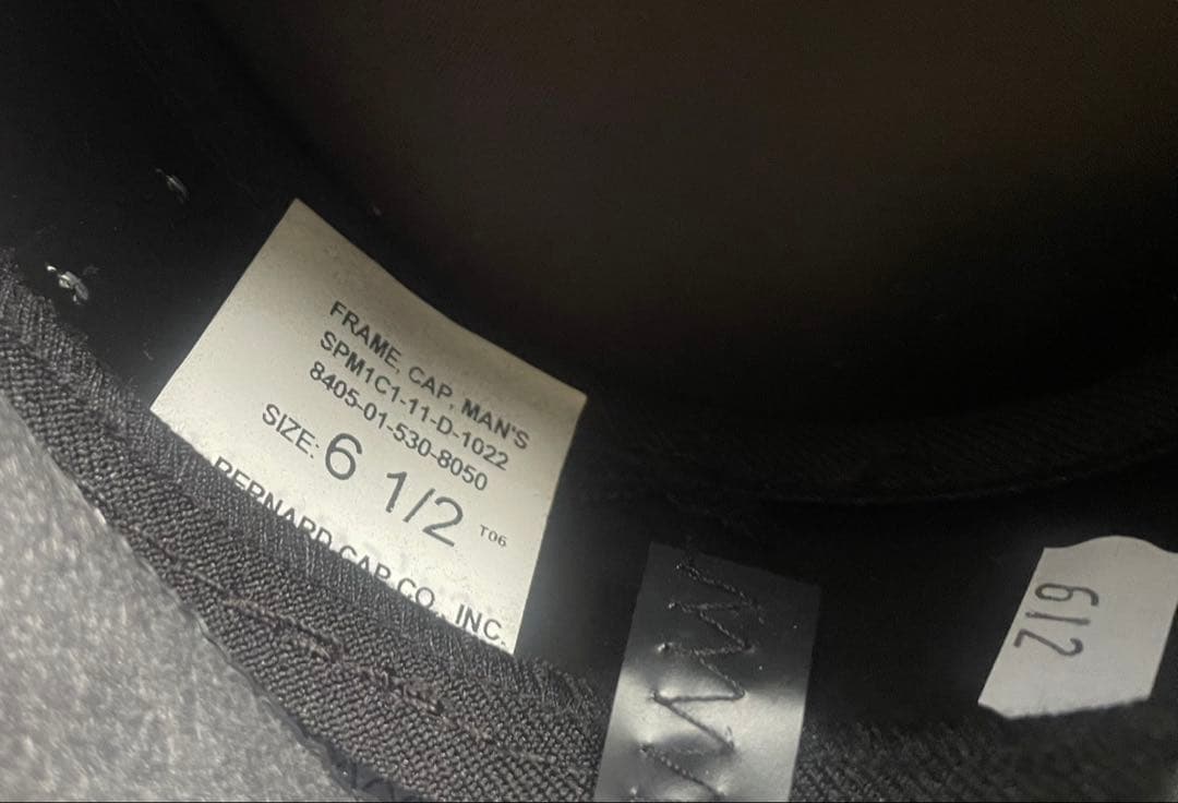 米軍海兵隊ドレスキャップ制帽2011年官給品6-1\2サイズ希少品