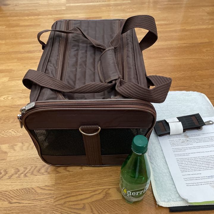 Sherpa original delux ブラウン ペットソフトキャリーバッグ