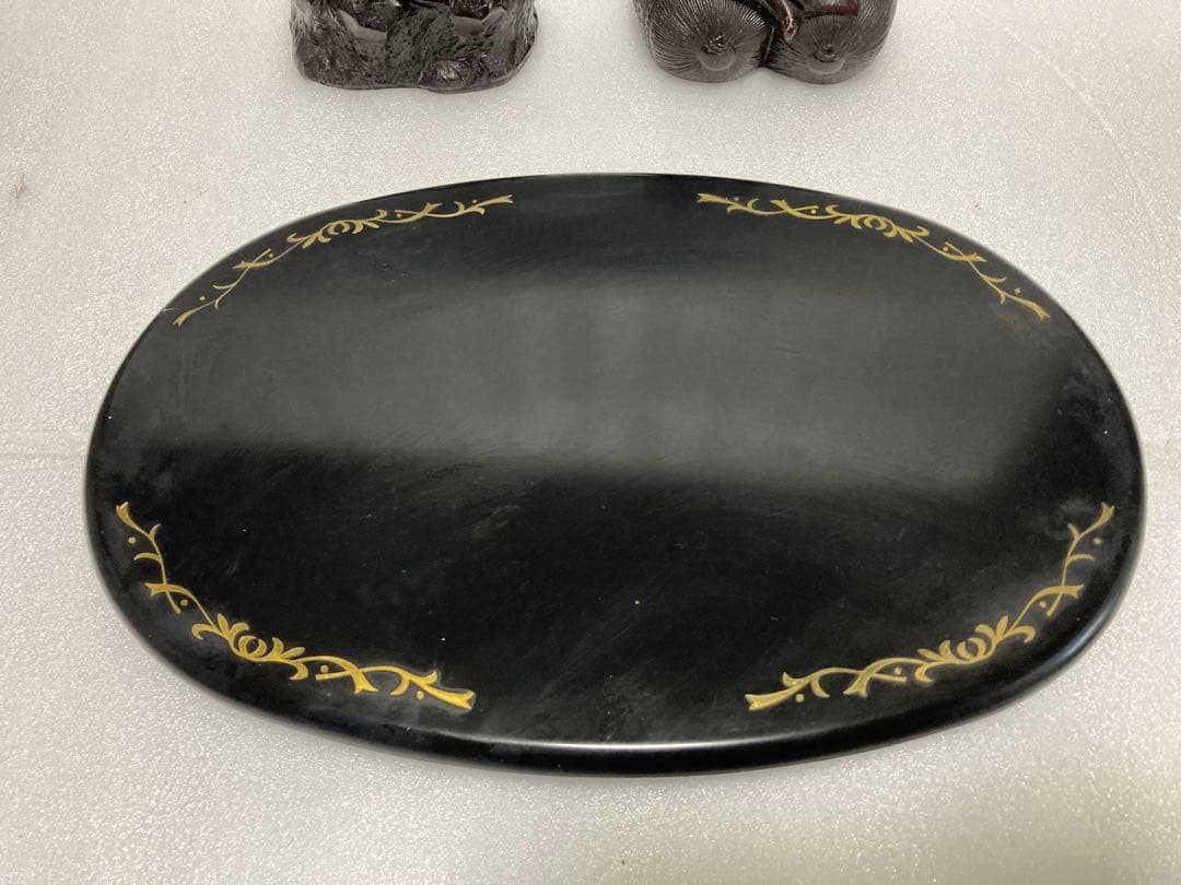 七福神の恵比寿と大黒天のブロンズ置物 二体セット