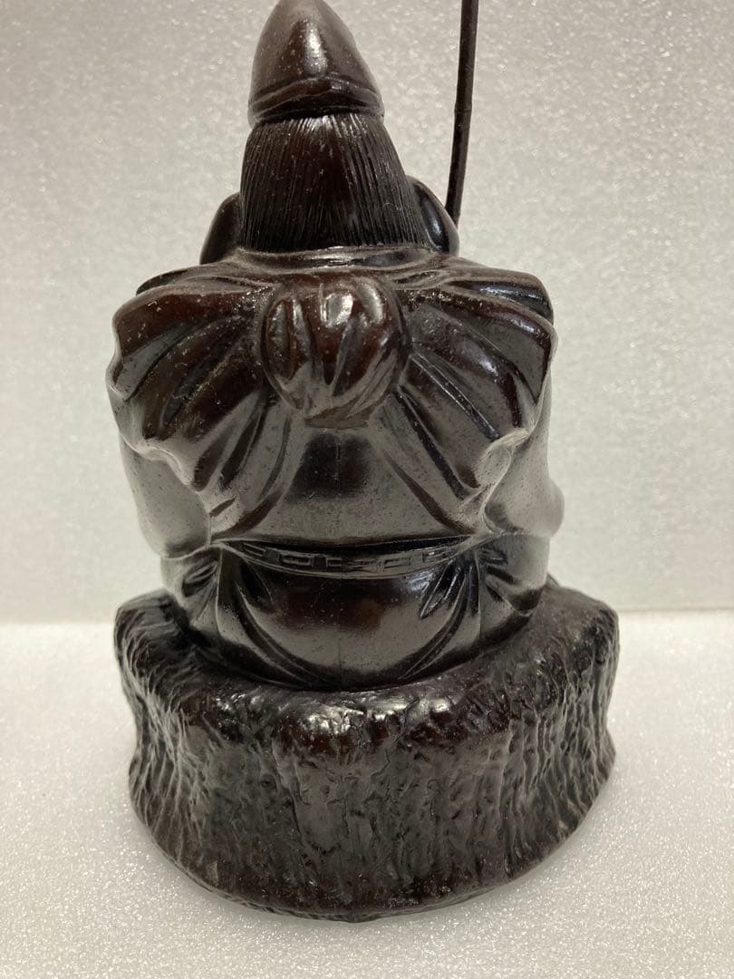 七福神の恵比寿と大黒天のブロンズ置物 二体セット