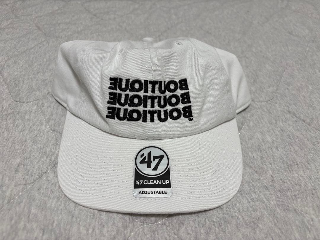 BOUTIQUE NEAT 金子恵治47 Brand キャップ ホワイト
