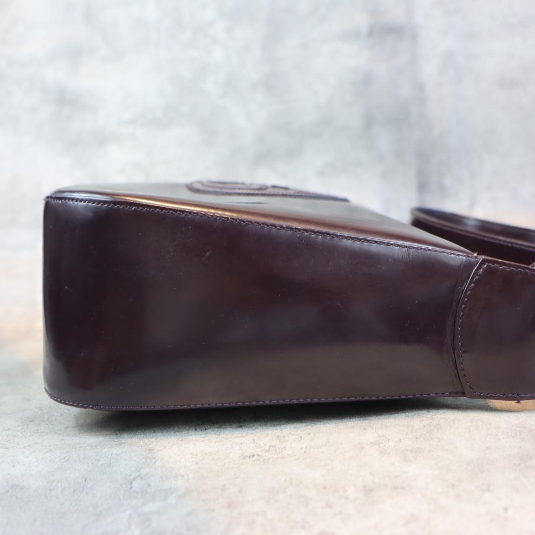 GUCCI グッチ SOHO ソーホー ショルダーバッグ エナメル