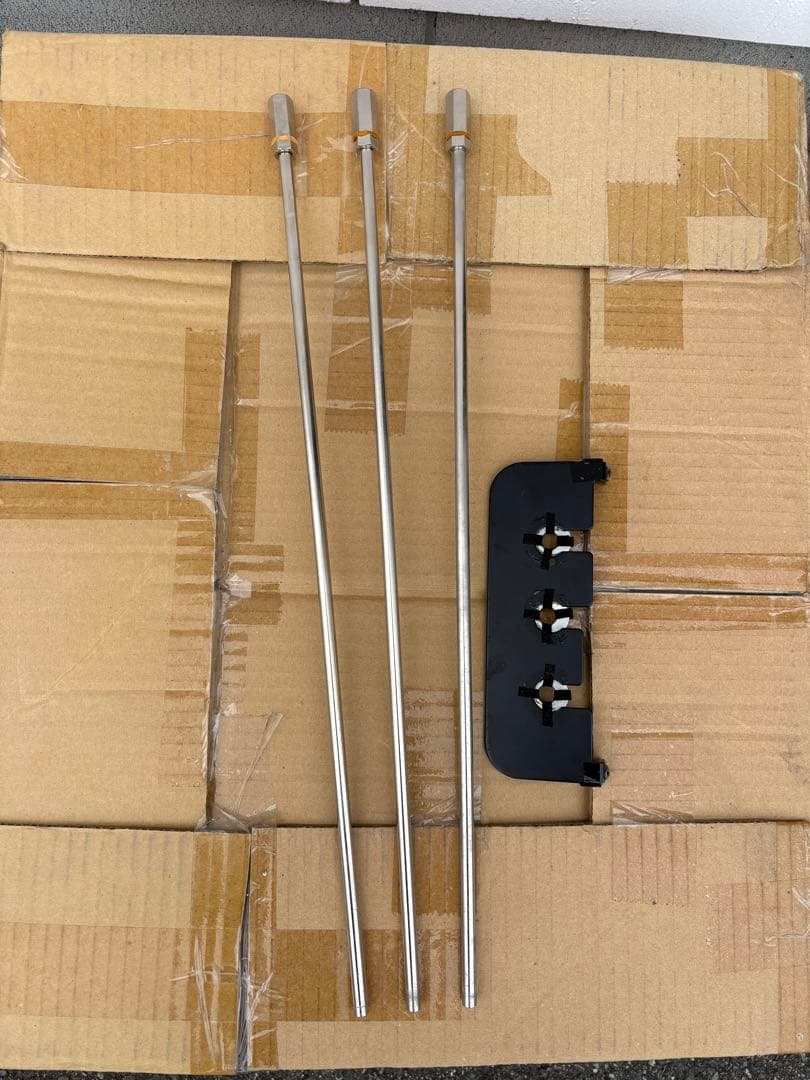 グランドピアノ　ソステヌートペダル部品　2本ペダルから3本ペダルへ　調律