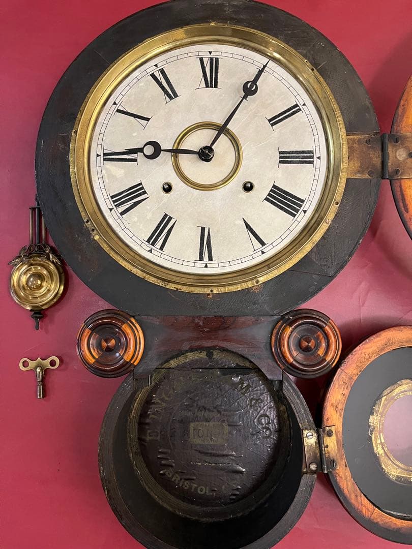 明治～大正アメリカ製寄せ木達磨掛け