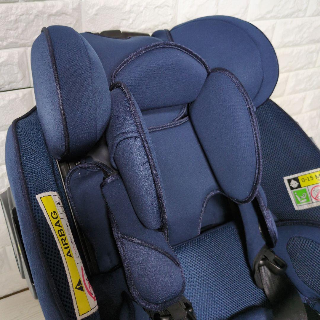◆極美品◆アップリカ　マモリラ ISOFIX チャイルドシート　ケープネイビー