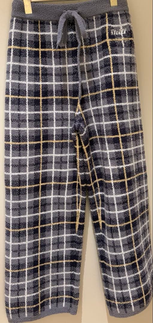 ジェラートピケSteiff 販路限定 プルオーバー＆チェック柄ロングパンツセット