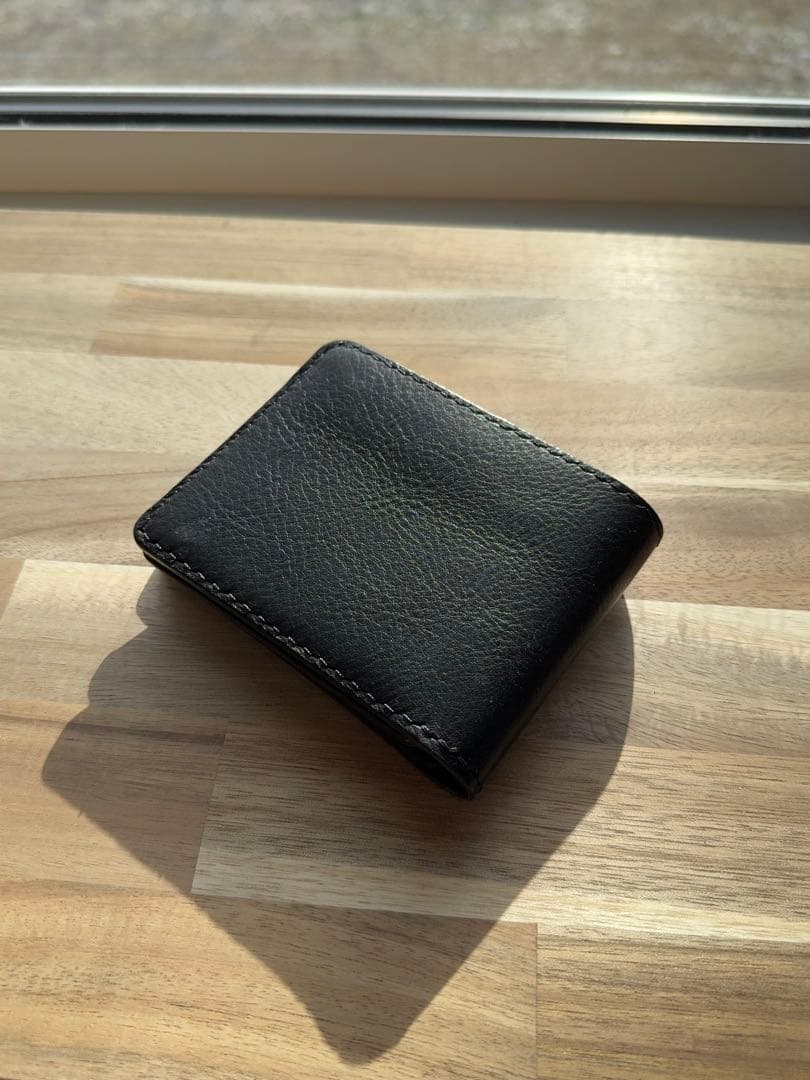 本革 イタリアンレザー 二つ折り財布