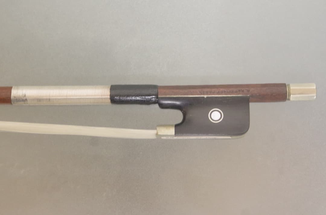 ヴァイオリン用オールドフレンチBOW 60.13g良質ペルナンブーコ 鑑定書付き