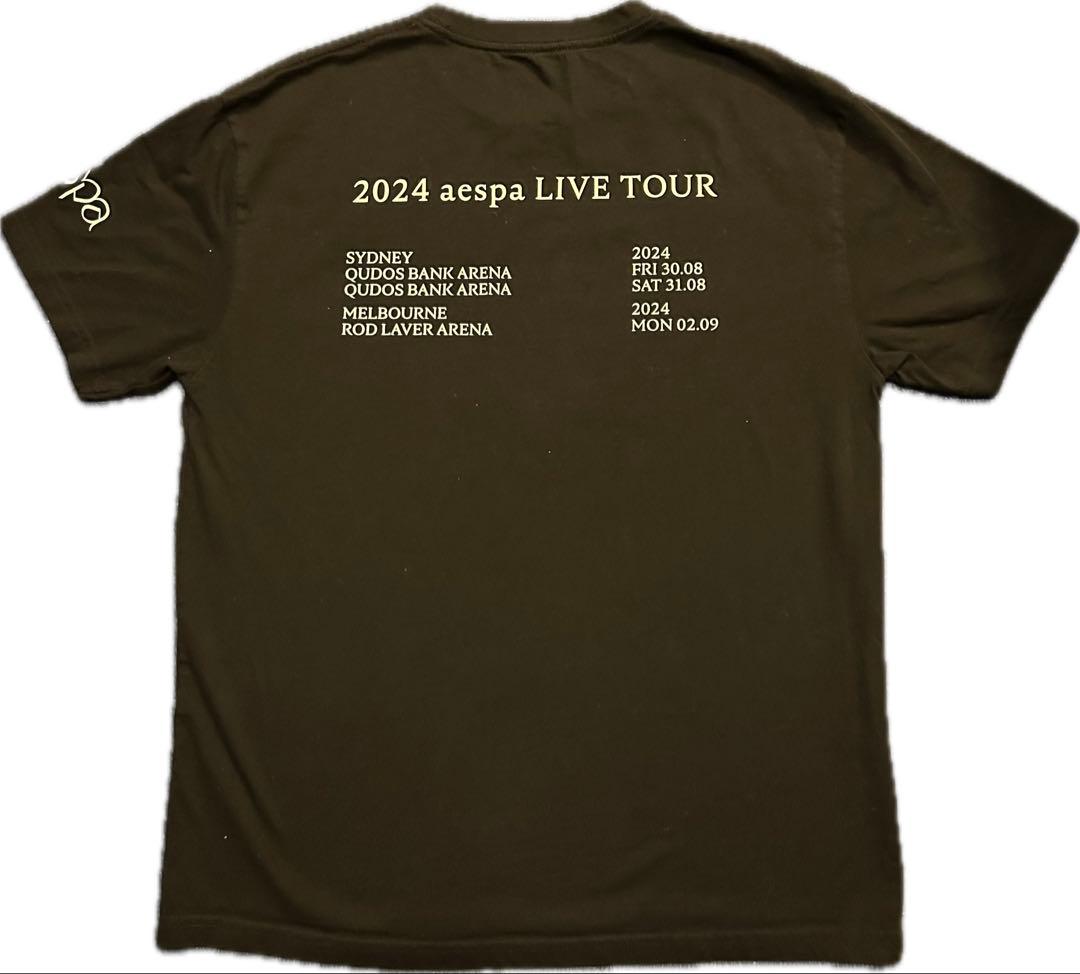 aespa LIVE TOUR-SYNK tシャツ 日本非売品 海外限定 ライブ