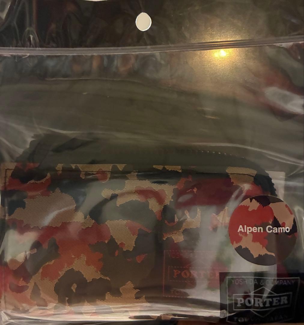 テ*ン様 限定一個メーカー袋入完全未開封新品！PORTERアルペンカモキーケース