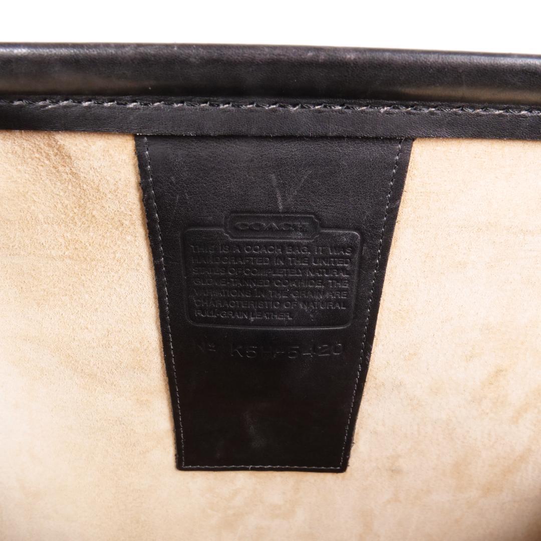 希少美品✨オールドコーチ ダレスバッグ 5420 USA製 自立 ブラック