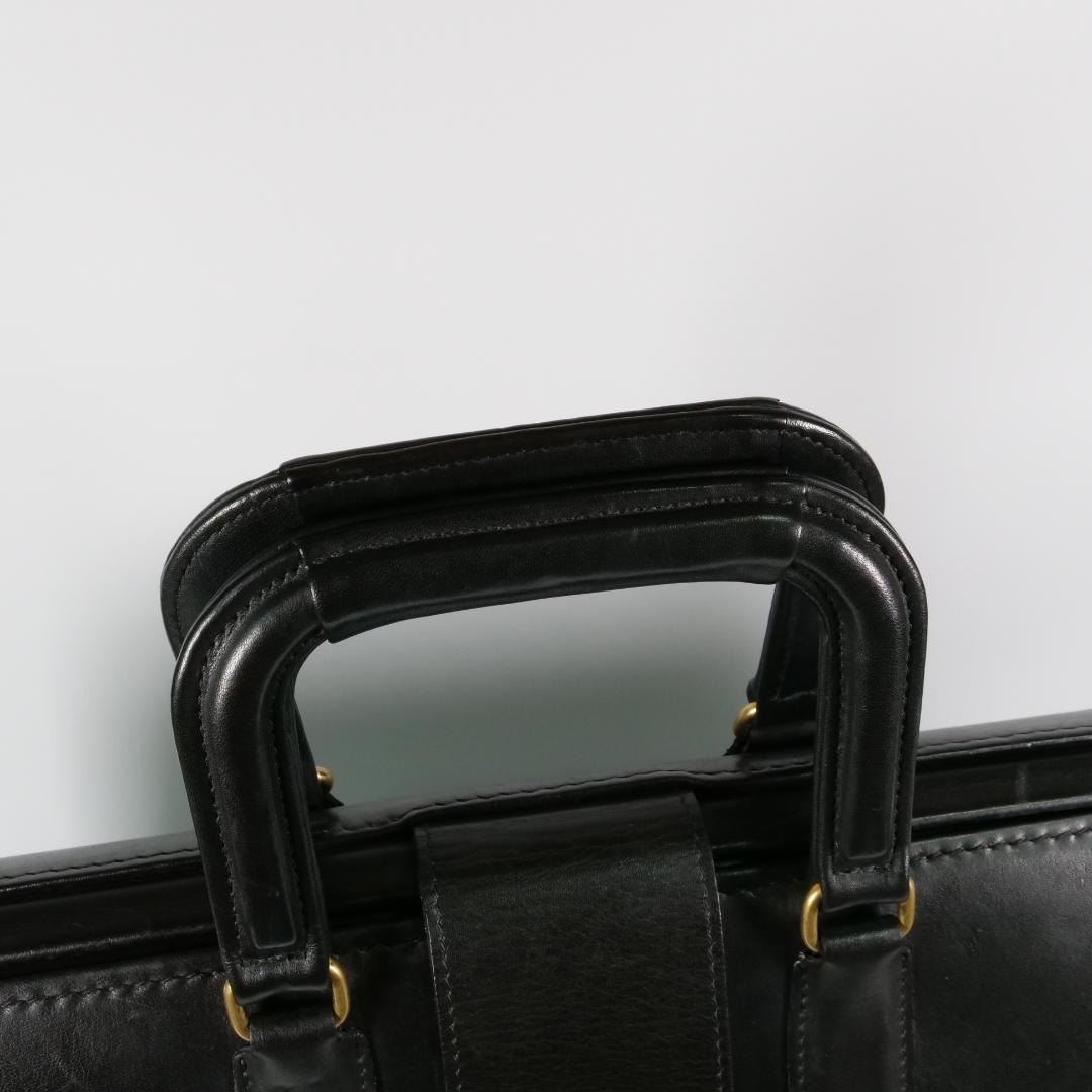 希少美品✨オールドコーチ ダレスバッグ 5420 USA製 自立 ブラック