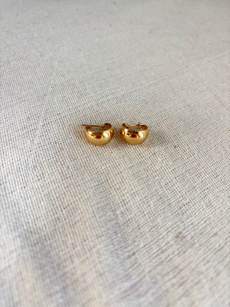 Vendome Aoyama ゴールドフープピアス AGVA1224_YG