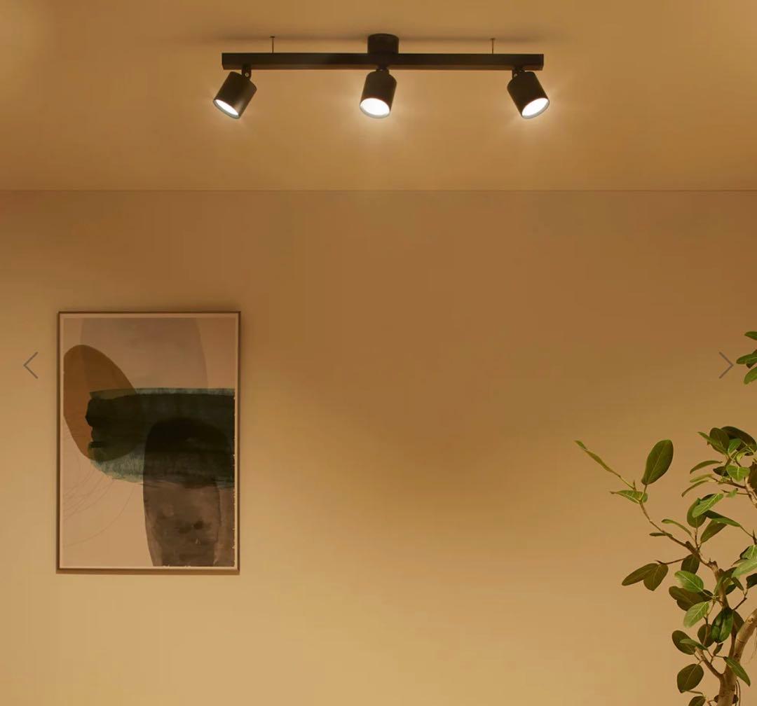 【新古品】アートワークスタジオ 8畳対応 グリッド3ダウンライト 3灯 ブラック