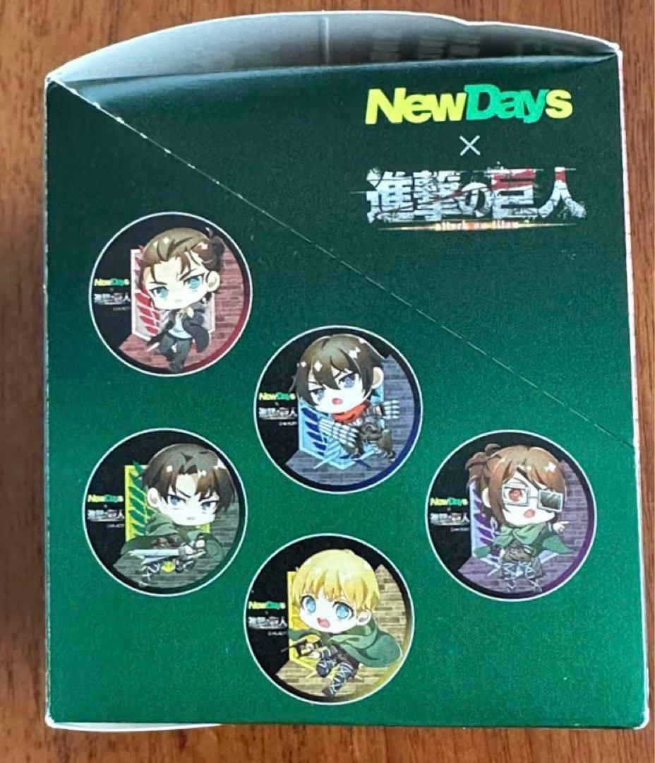 【新品未開封】進撃の巨人×NewDaysコラボ　缶バッジ 1BOX 全10種