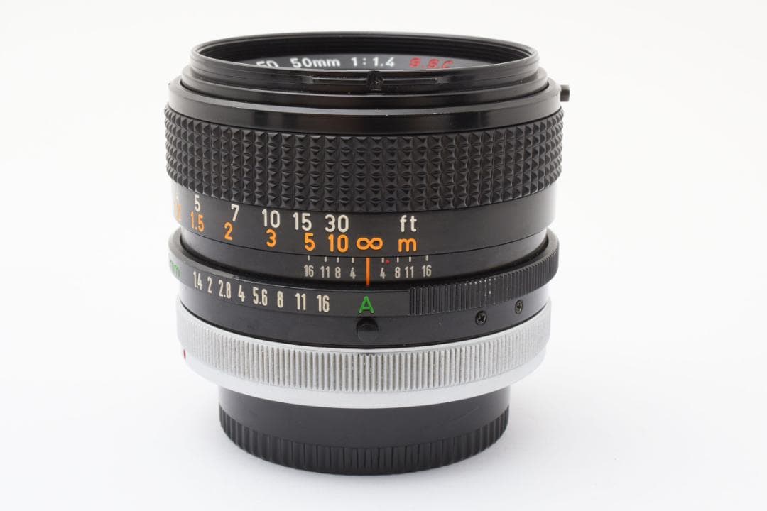 美品 CANON FD 50mm f1.4 S.S.C MF レンズ C830