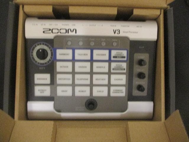 ZOOM V3 ボーカルプロセッサー ACアダプター 付属