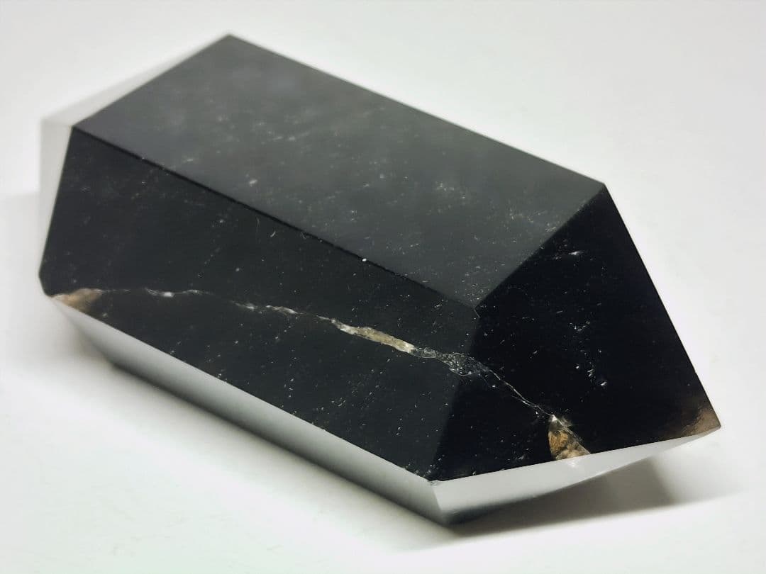 モリオン 438g 黒水晶 クォーツ 原石 鑑賞石 自然石 誕生石 鉱物 鉱石