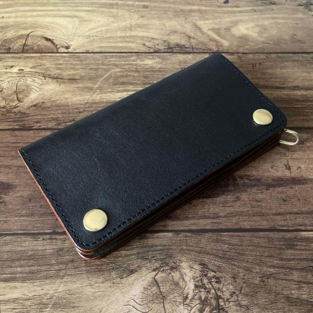 【ChoB】北米ステア トラッカーウォレット180（ロング）3層カスタム