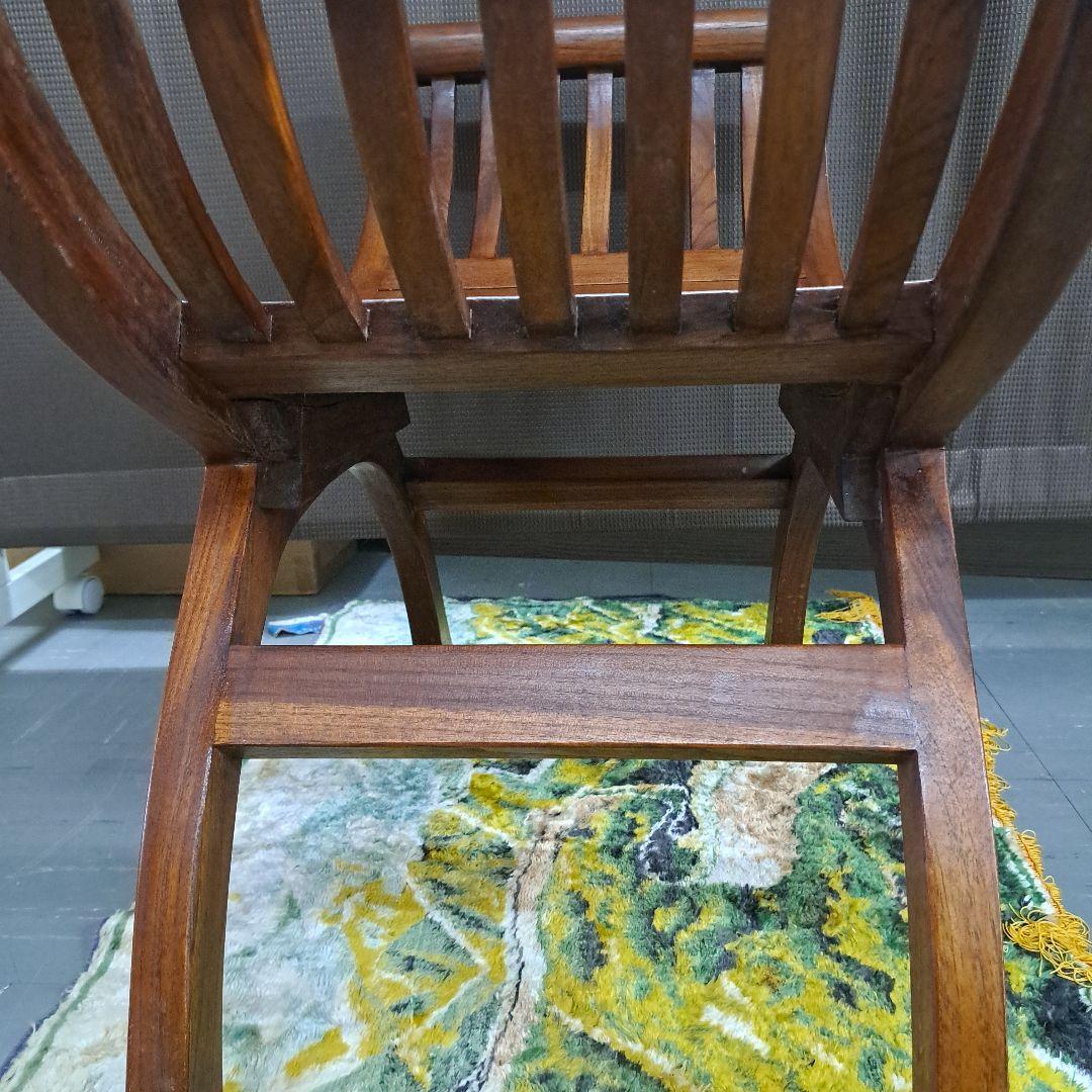 ♡クラブチェアー♡木製曲線スツール