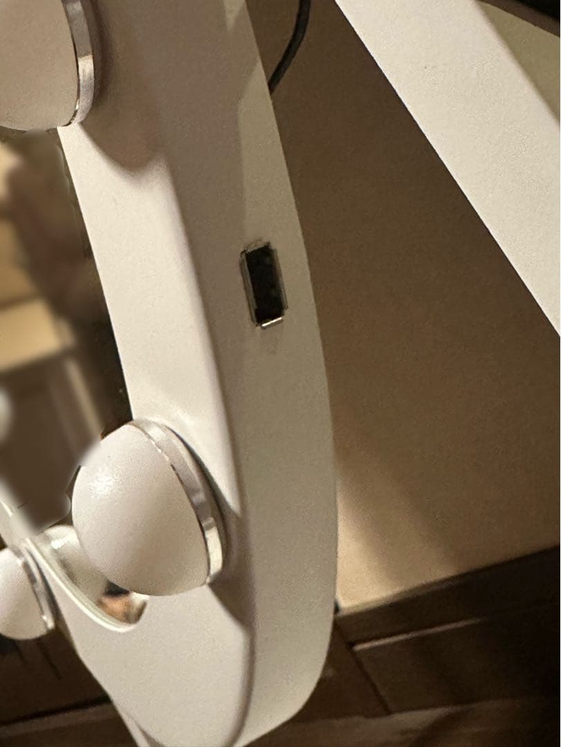 フランフラン フッツェ ハリウッドミラー ラウンド L ホワイト