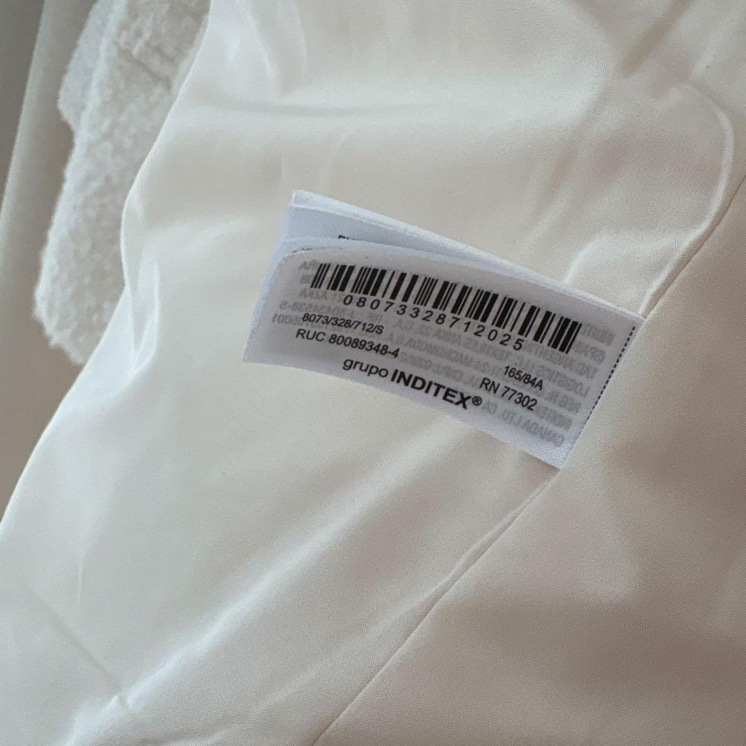 Sサイズ／ZARA／ブークレダブルブレストミディ丈コート