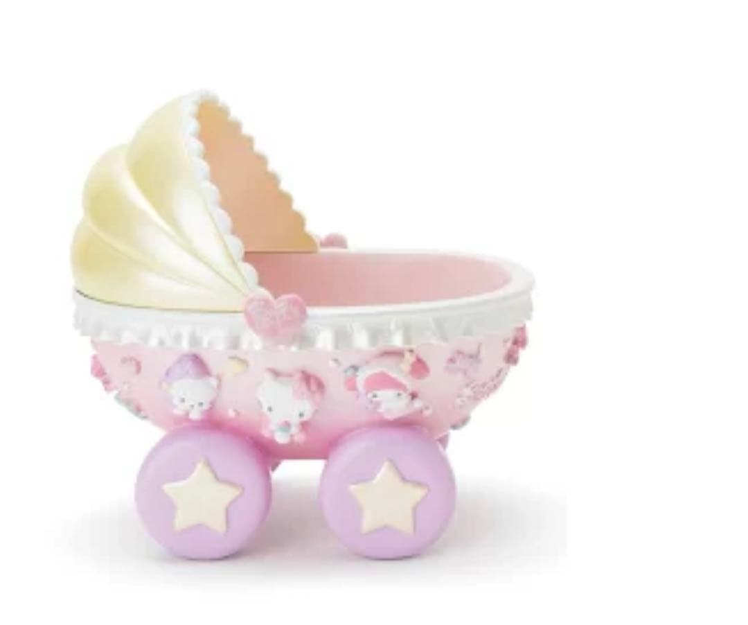 新品　未使用　レア　ベビーシリーズ　陶器　ベビーカー　置物　フィギュア